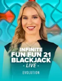 infinite fun fun 21 blackjack official logo